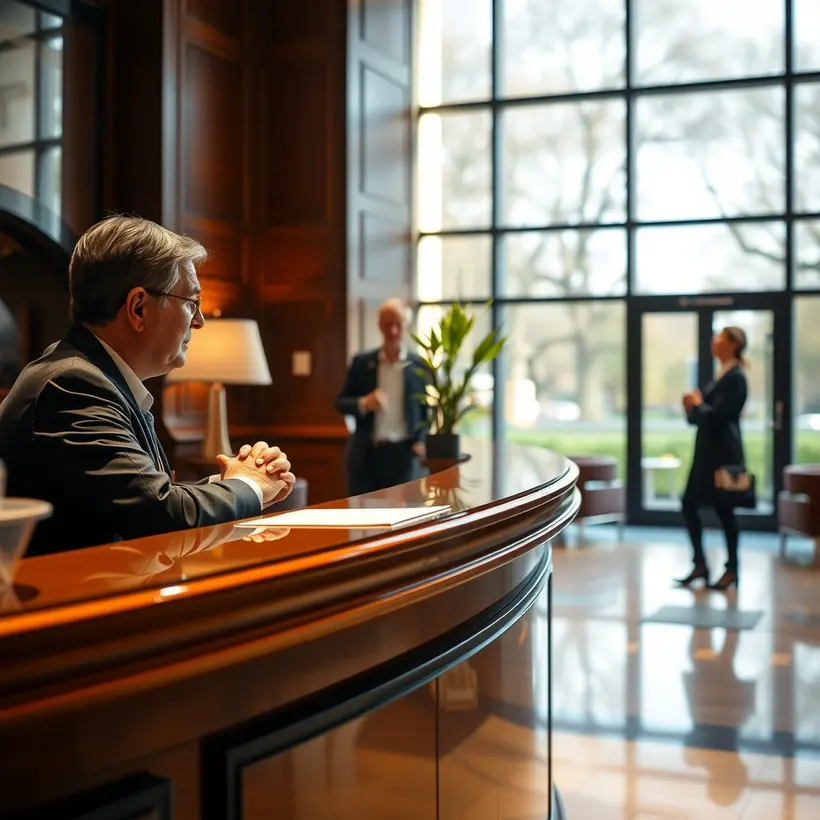 How do I handle a complaint at the desk?